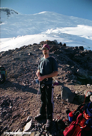 jHalf way to first camp on Mount Ranier in Washington State