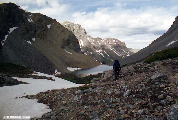 Scrambling through the mountains of Alberta Canada