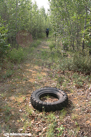 "Leftover tires."