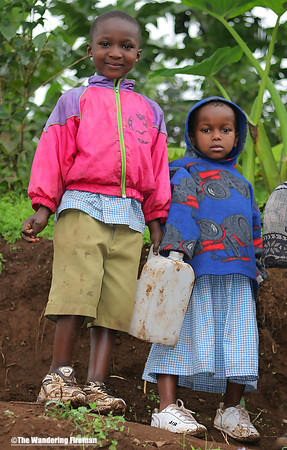 "Happy African children in Arusha Tanzania"
