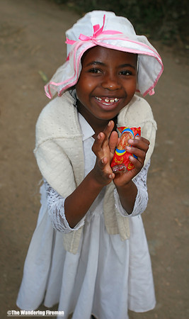 "Young African girl"