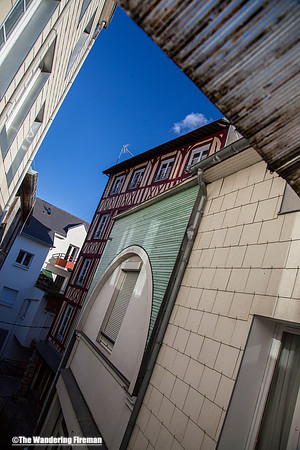 Abstract architecture scene in France