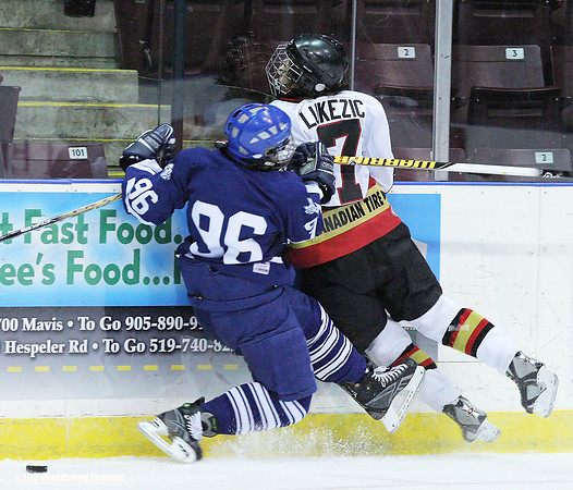 Ice hockey body check