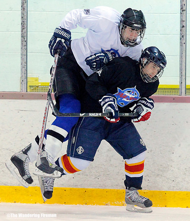Ice hockey body check