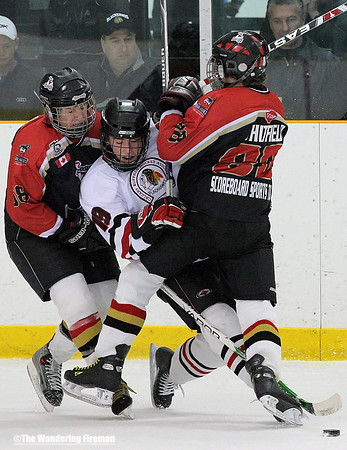 Ice hockey body check