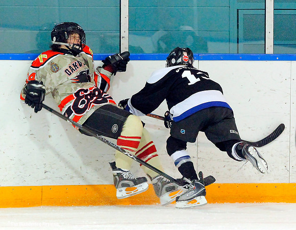 Ice hockey body check