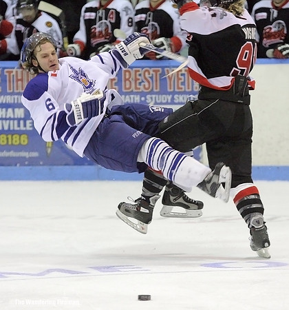 Ice Hockey body check