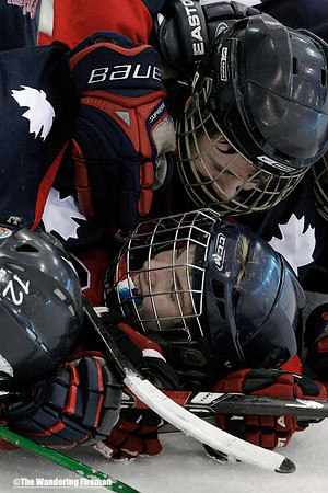 goal celebration pile on