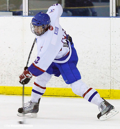 Bent hockey stick