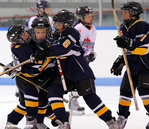 Goal celebration in ice hockey