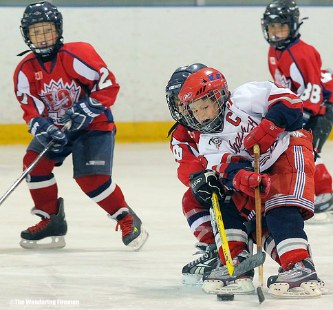 Chasing the puck