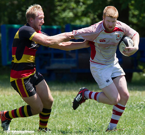 Pushing away an opponent