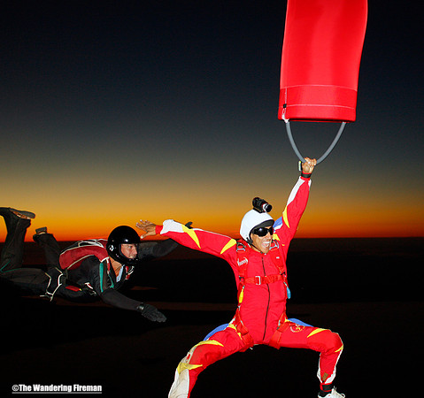 Tube skydiving