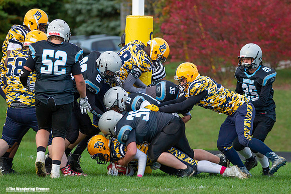 Pile on football tackle