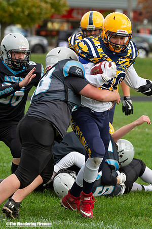Making a football tackle