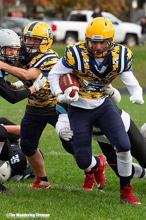 Rushing with the football