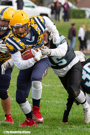 Breaking a football tackle