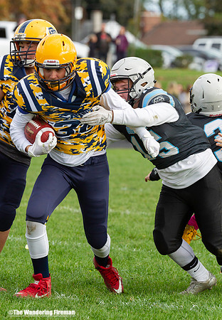 Reaching for a tackle