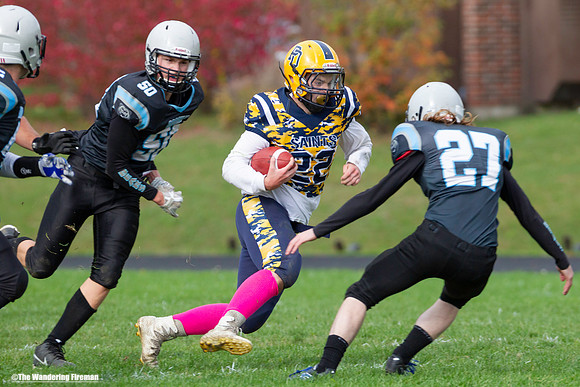 Rushing with the football
