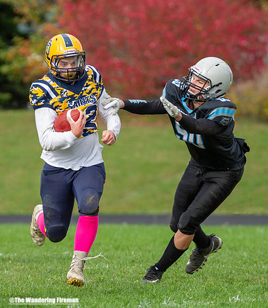 Attempting a tackle
