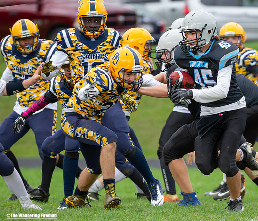 Rushing with the football