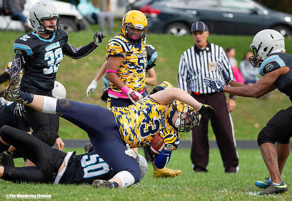 Crashing down in football