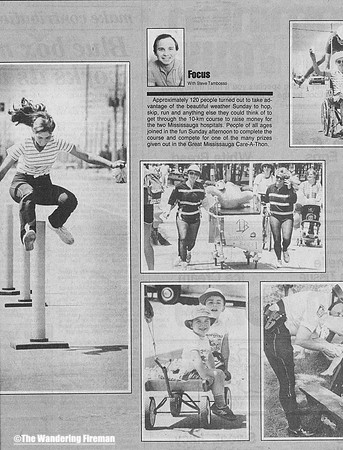 Mississauga News focus column of road walk for charity