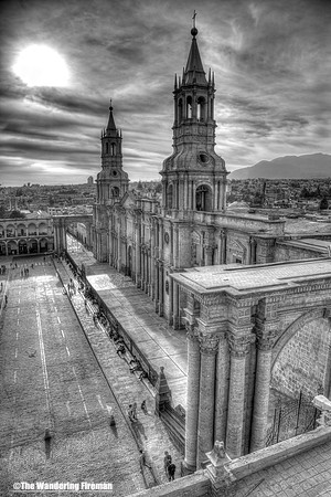 Basilica Cathedral of Arequipa Peru