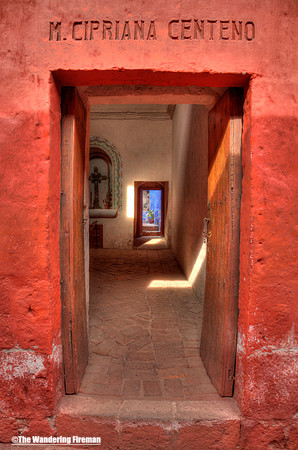 Doorway in Santa Catalina de Siena monastery