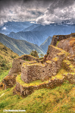 Inca ruin on the Inca Trail