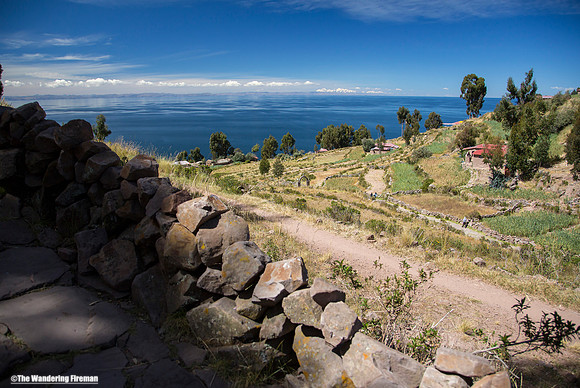 Amantani Island on Lake Titicaca