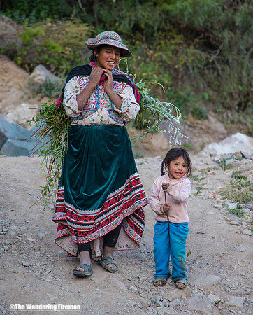 Peruvian mother and child