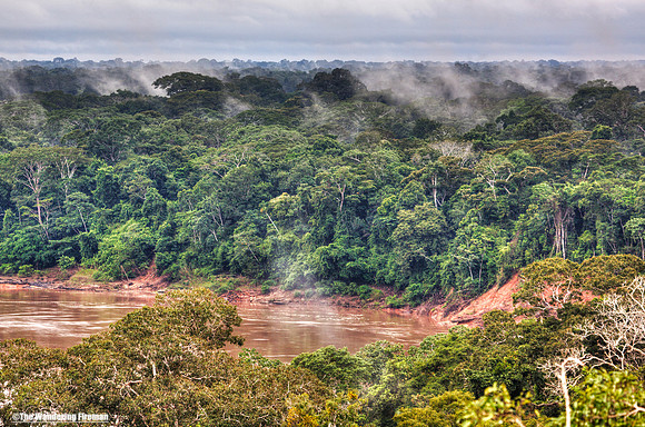 The Tambopata River in Peru