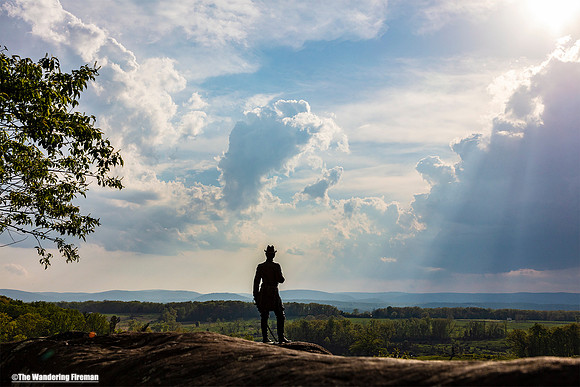 Statue at Little Round Top