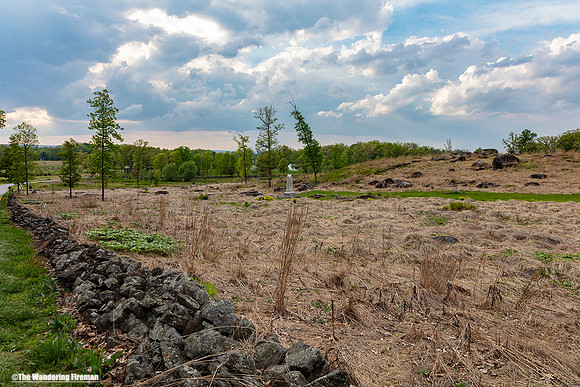 Battle site at Gettysburg Pennsylvania