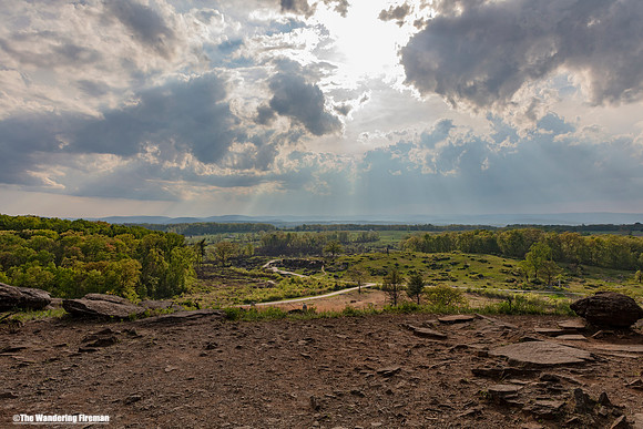 The Devils Den battle site