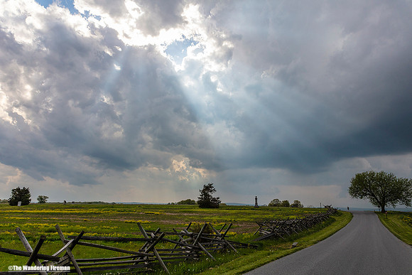 First battlefield of Gettysburg Pennsylvania