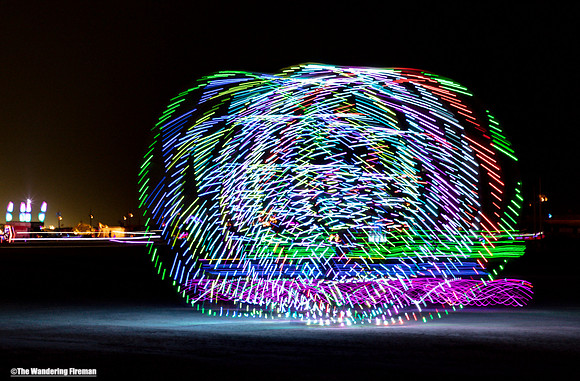 The Color Wheels art project at Burning Man