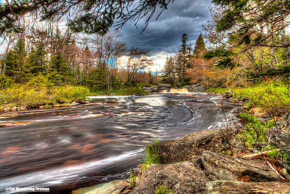Scenic river in Northern Nova Scotia