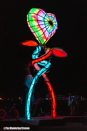 "Ascension" art project at Burning Man in Black Rock City
