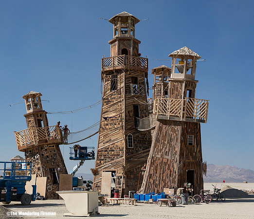 The Black Rock City Lighthouse Service art project