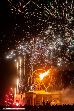 The 2016 Burning Man fireworks