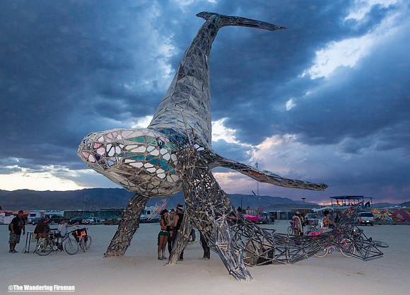 The Space Whale at Burning Man