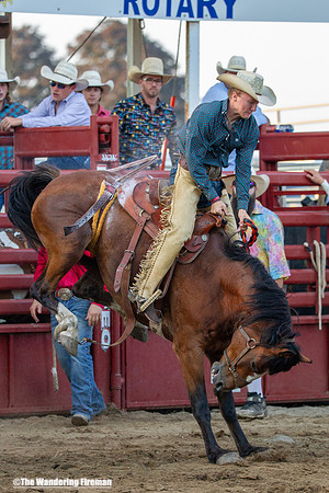 Saddle Bronc Riding at the Leon Iowa Rodeo
