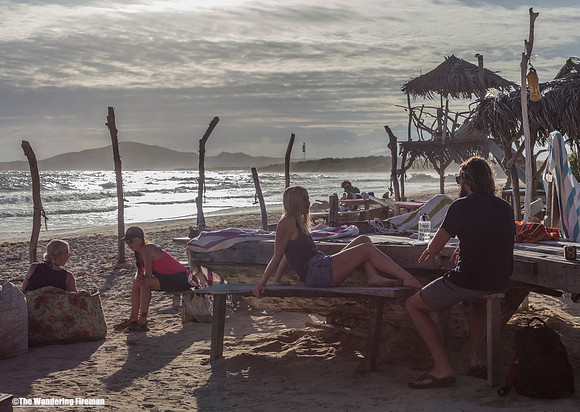 Beach scene on Isabela Island, Galapagos Islands