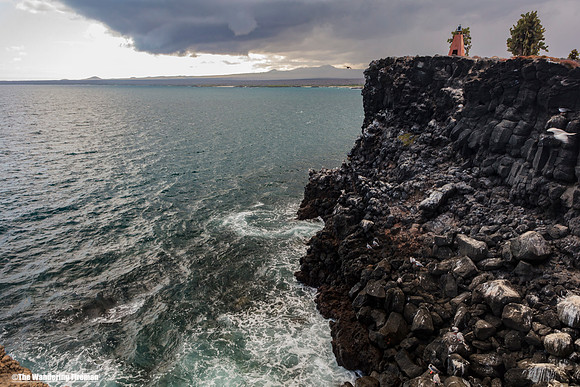 Rocky shore Galapagos Islands