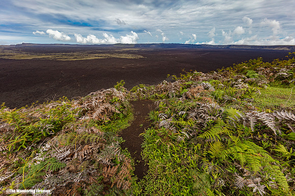 Sierra Negra Crater on Isabela Island in the Galapagos islands 2