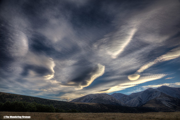 Cloud formations over Arthurs Pass New Zealand 5