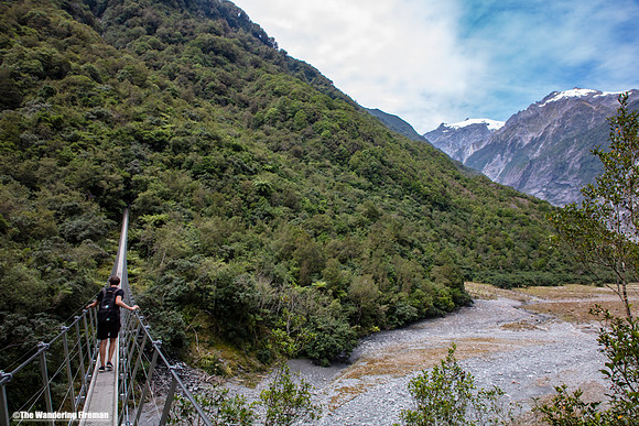 Franz Josef Glacier valley in New Zealand