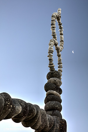 Monument to the Rainbow Warrior near Matauri Bay New Zealand 4